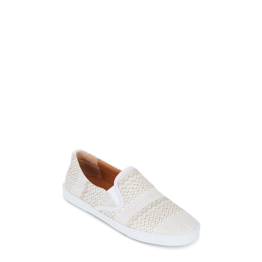 スニーカー Jimmy Choo FW25 Sneakers & Slip-On (VELES PZGX CHOCOLATE) Jimmy Choo Veles Knit Pearly Stud Trainer Sneakers | Neiman