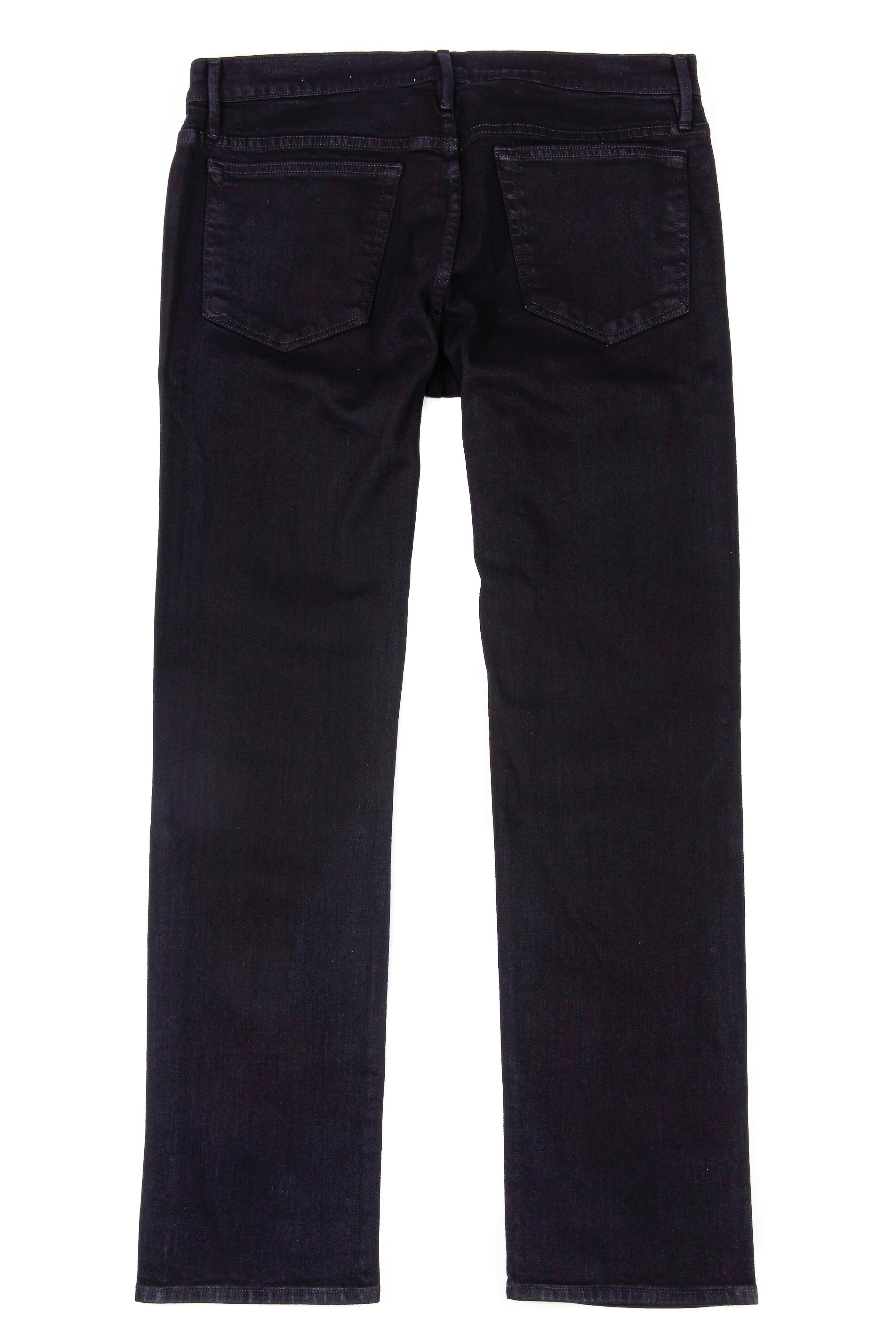 Frame - Black Slim Straight Leg Jean