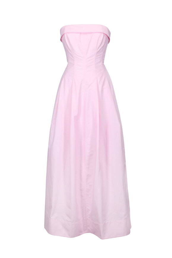 Simkhai Avril Cotton Bustier Maxi Dress