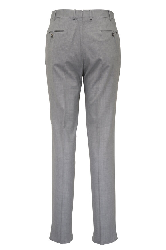 Zegna Gray High Performance Wool Dress Pant - view 3