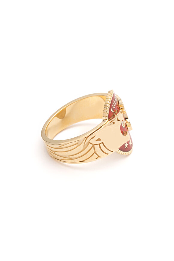 Foundrae 18k Yellow Gold Strength Band - view 2