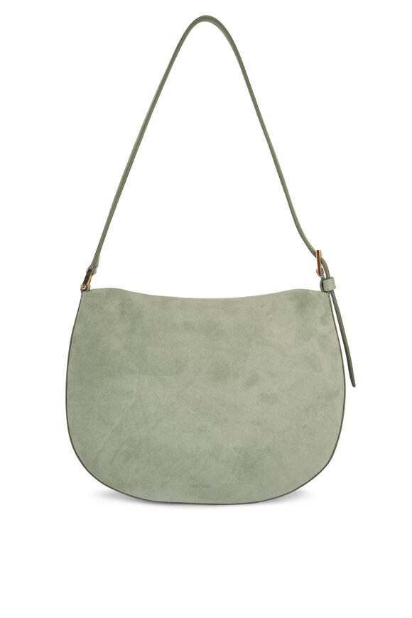 Savette Small Tondo Cactus Flower Suede Hobo - view 3