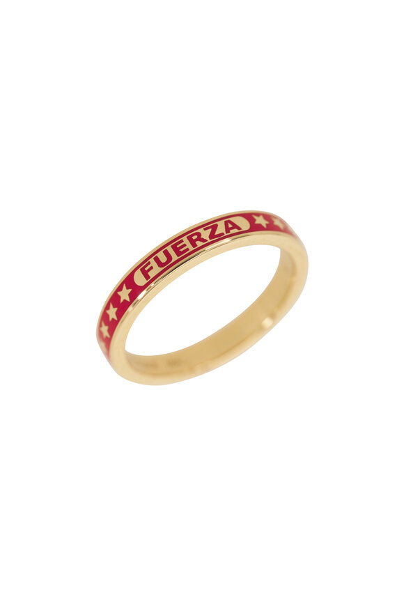 Foundrae Strength Yellow Gold Thin Band