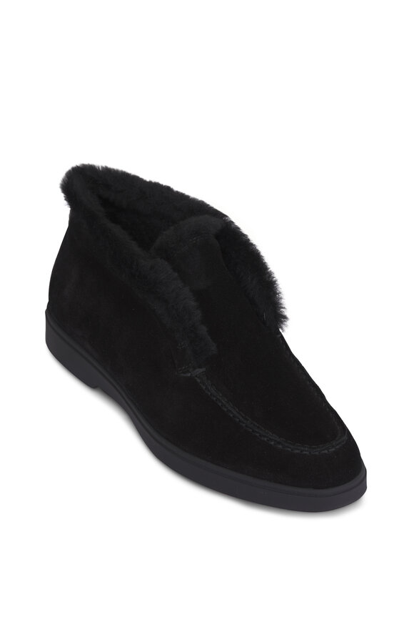 Khaite - Maiden Black Mesh Ballerina Flat | Mitchell Stores