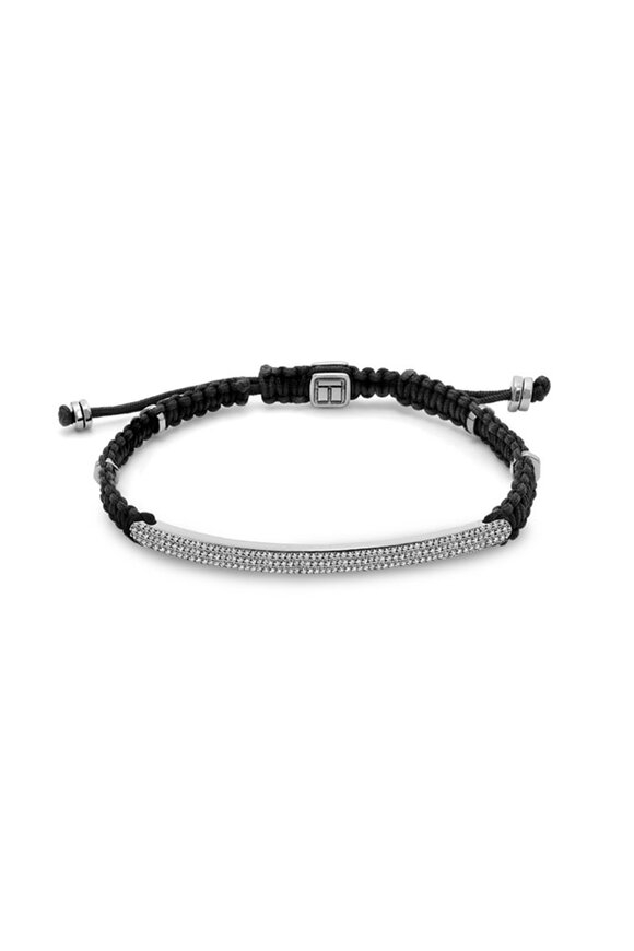 Tateossian Windsor Brilliant 1.08CT Diamond Macramé Bracelet