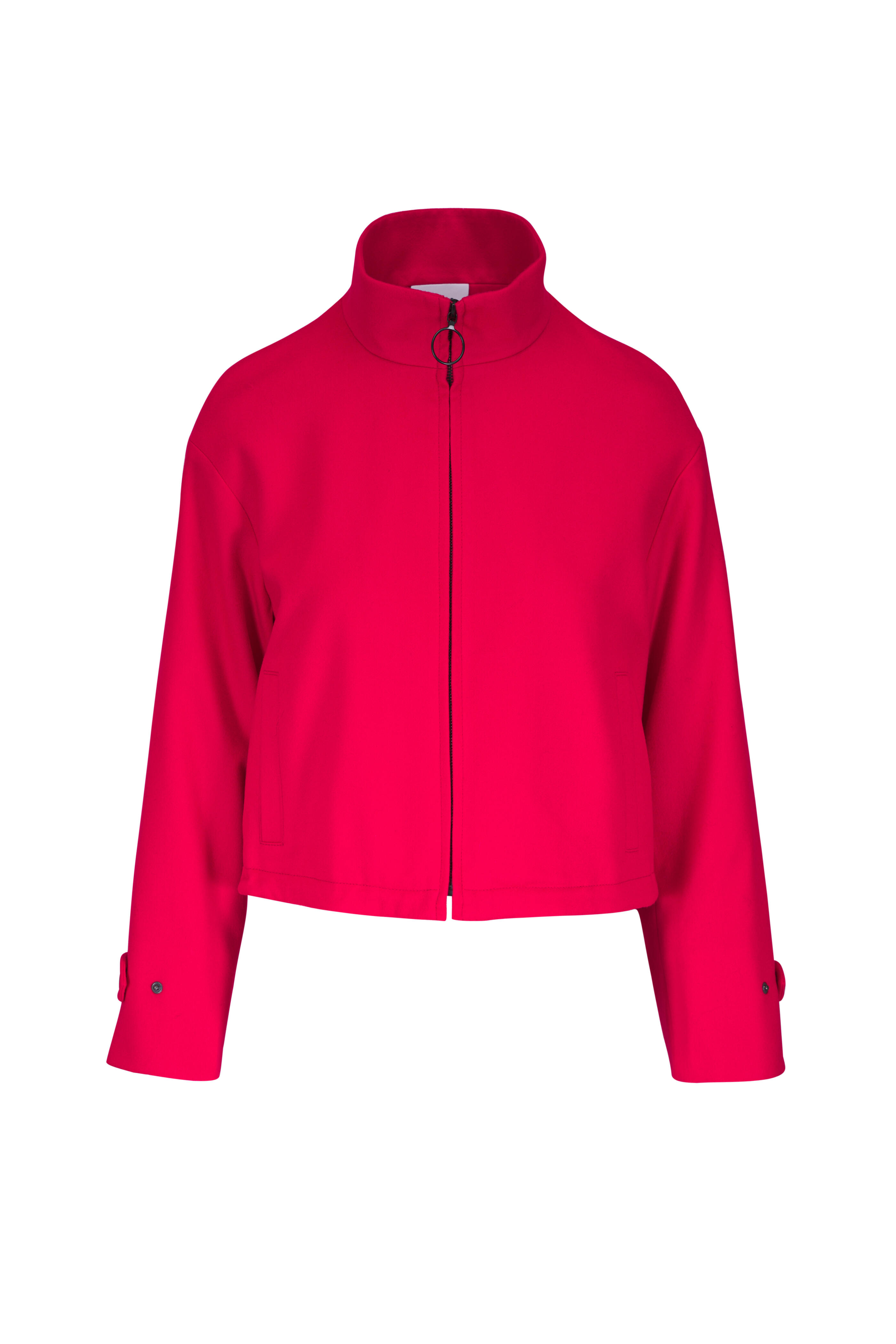 Akris Punto - Vermillion Red Boxy Jacket