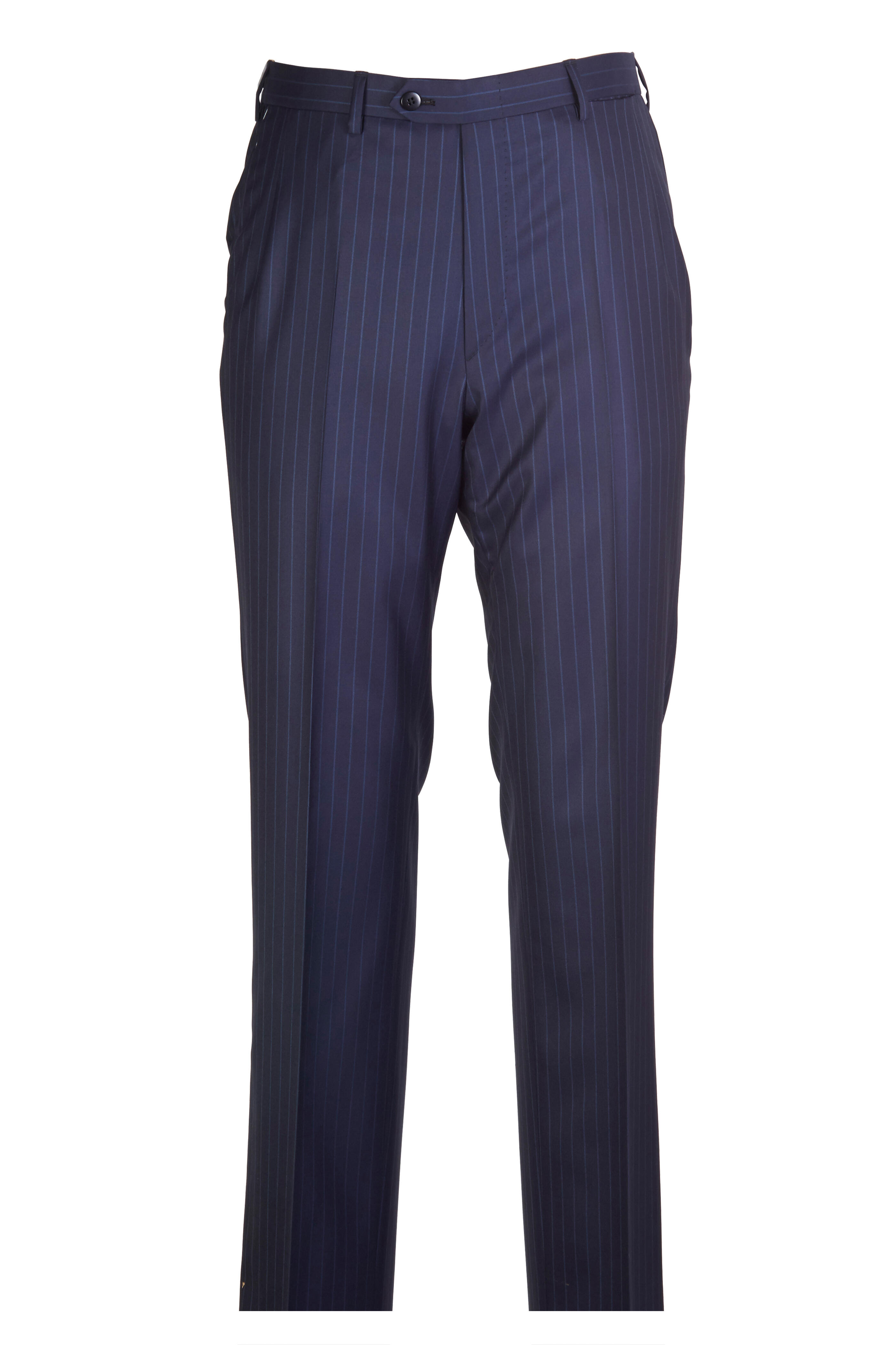 Navy Wool & Silk Suit