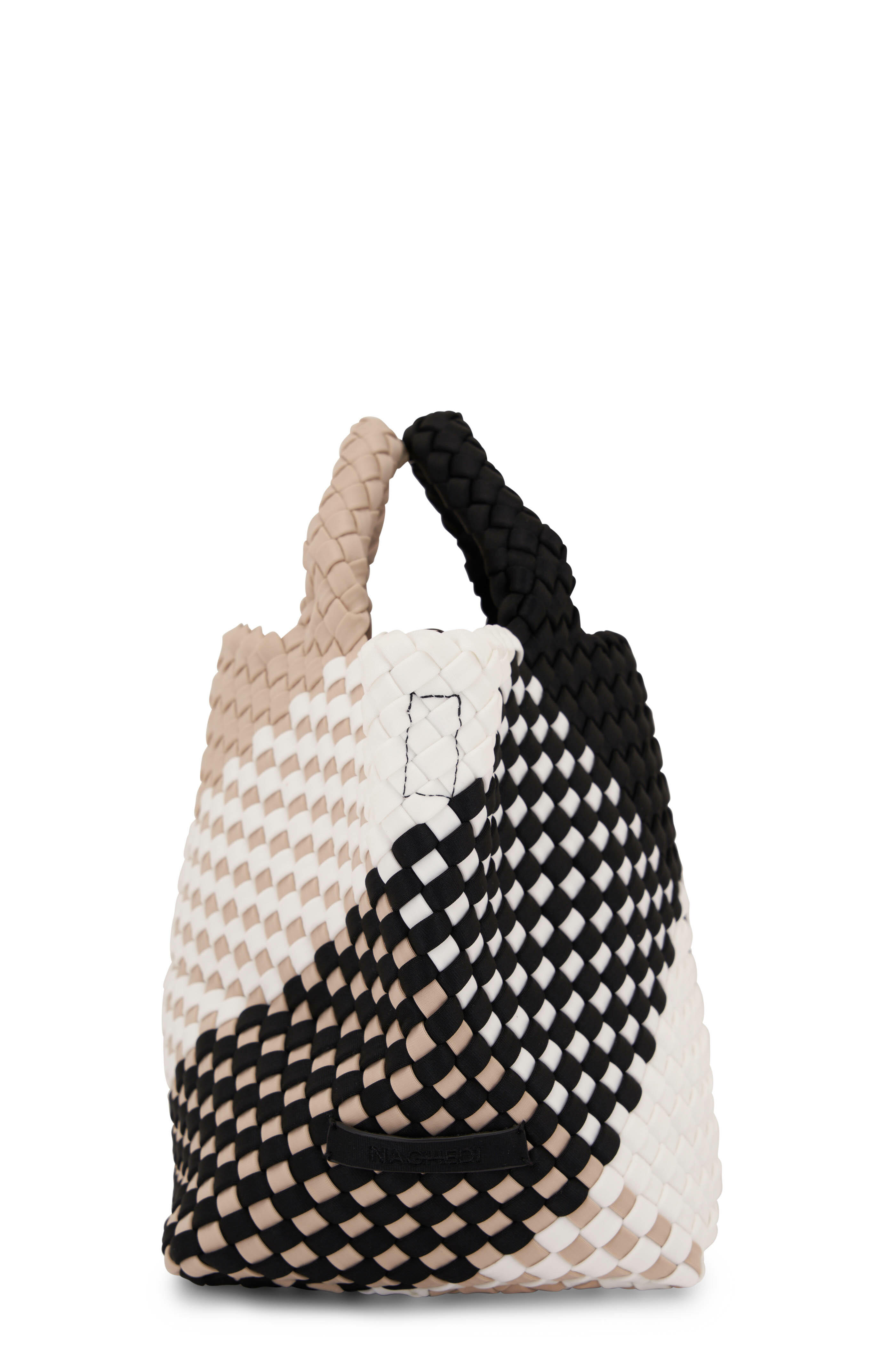 Naghedi - St. Barth's Palermo Graphic Woven Mini Tote