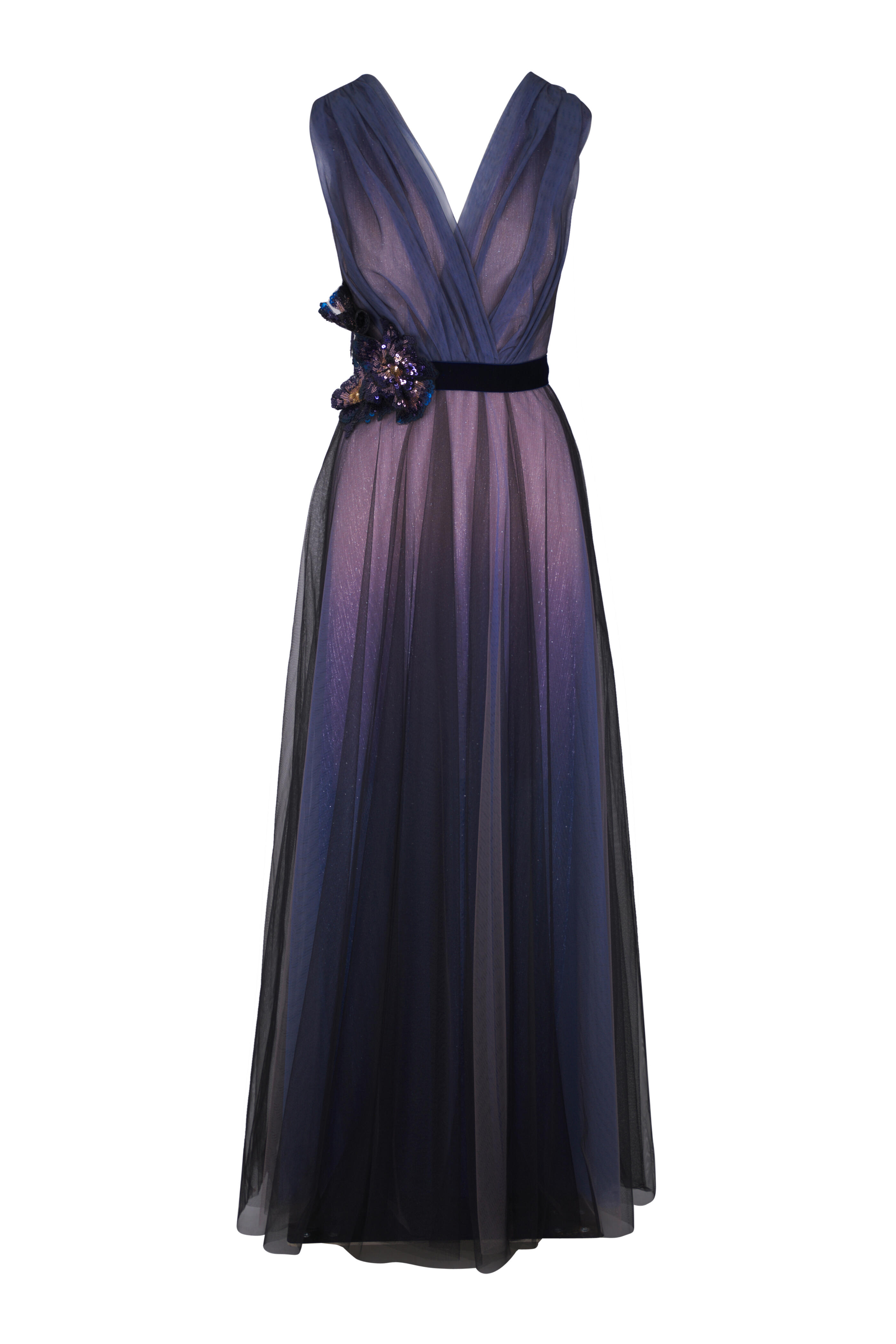 Talbot Runhof - Ombre Tulle Gown