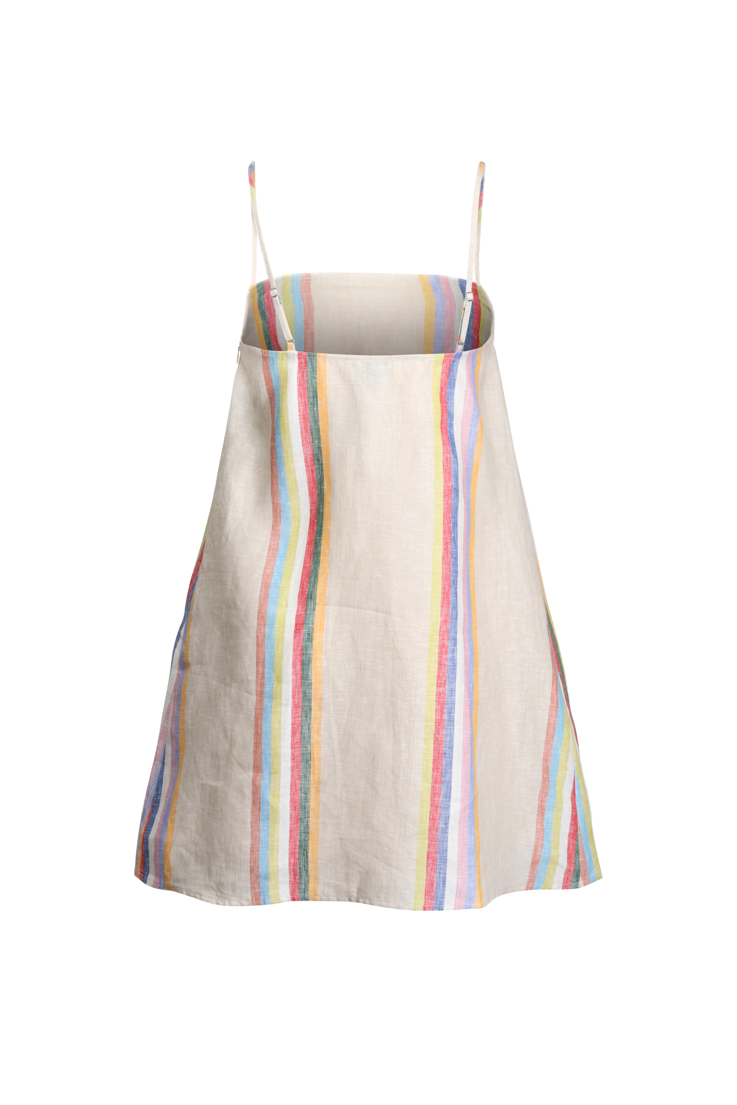Staud - Laura Stripe Linen Mini Dress