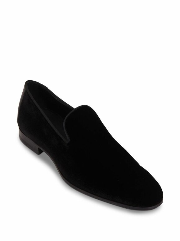 Magnanni - Jareth Black Velvet Dress Shoe