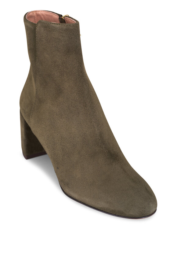 AGL Lynn Dark Green Suede Bootie, 60mm - view 1