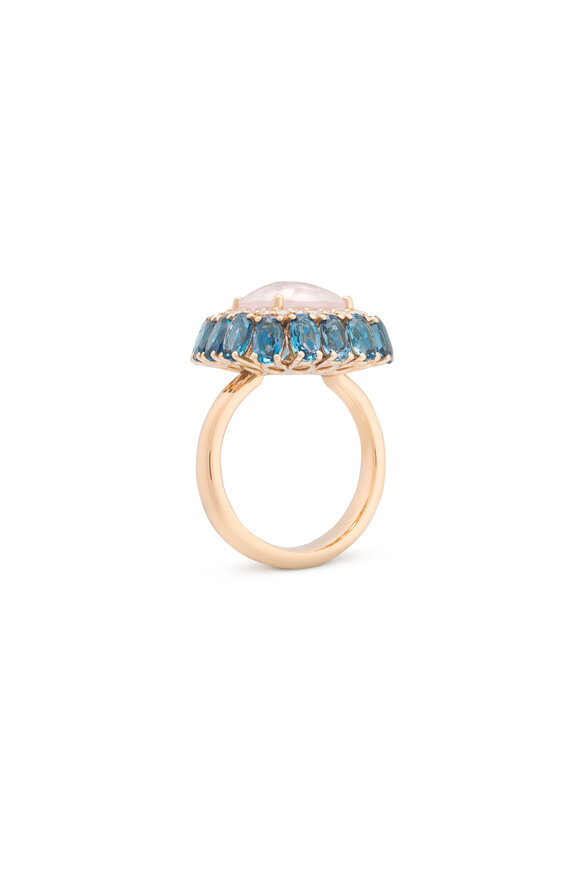 Miseno - Procida Diamond Topaz & Quartz Ring