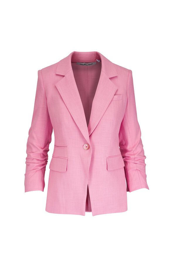 Veronica Beard Battista Petal Pink Dickey Jacket