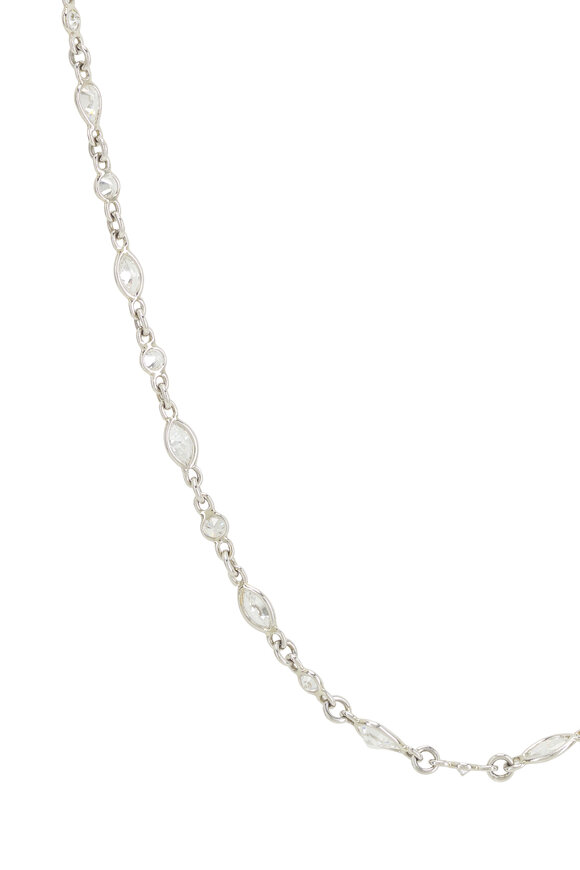 Kwiat - Platinum Diamond String Necklace