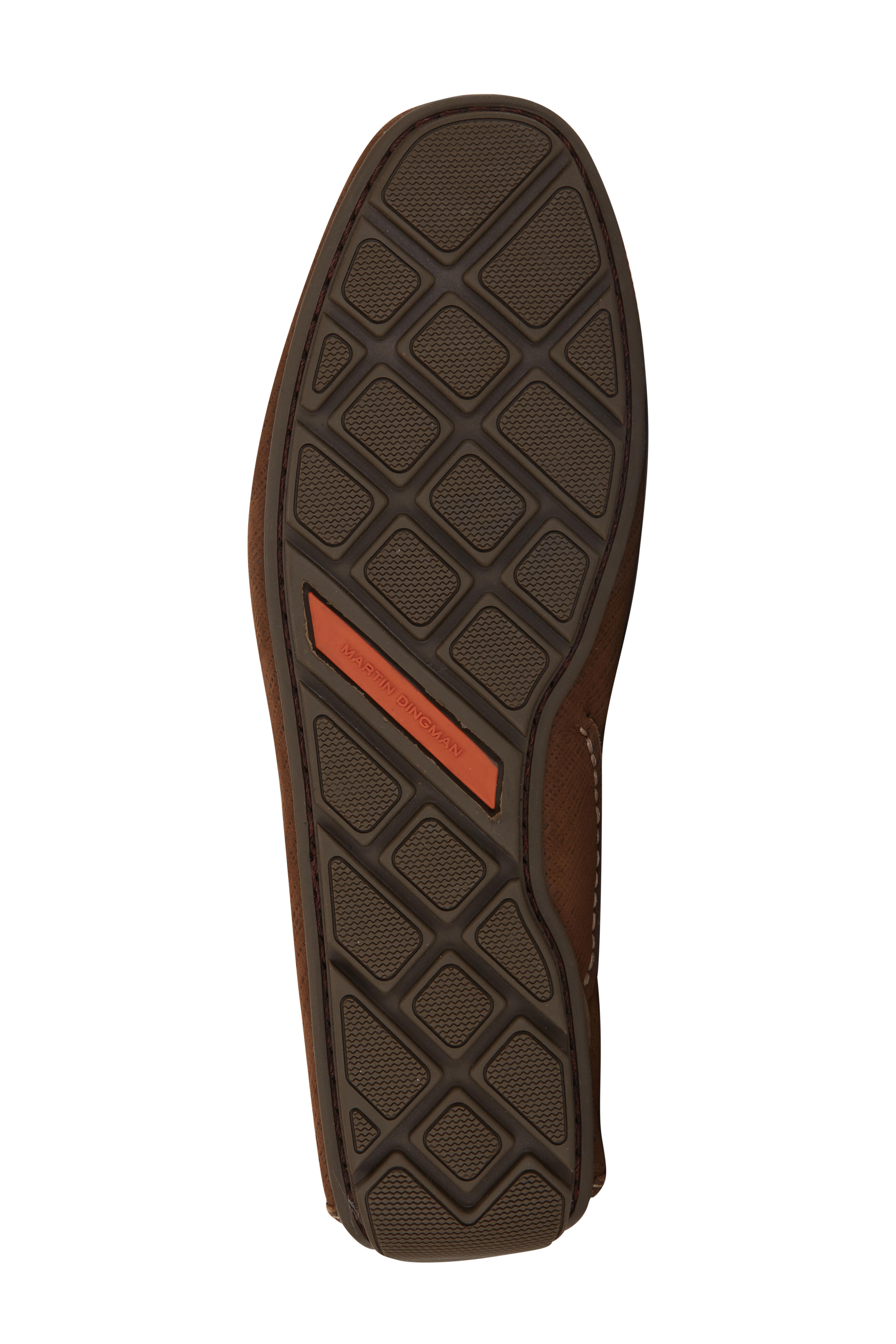 Martin Dingman Penny Loafers 10.5M Brown Suede Moc Toe Slip On Made in Brazil martin dingman mens shoes products for sale | eBay main image 3