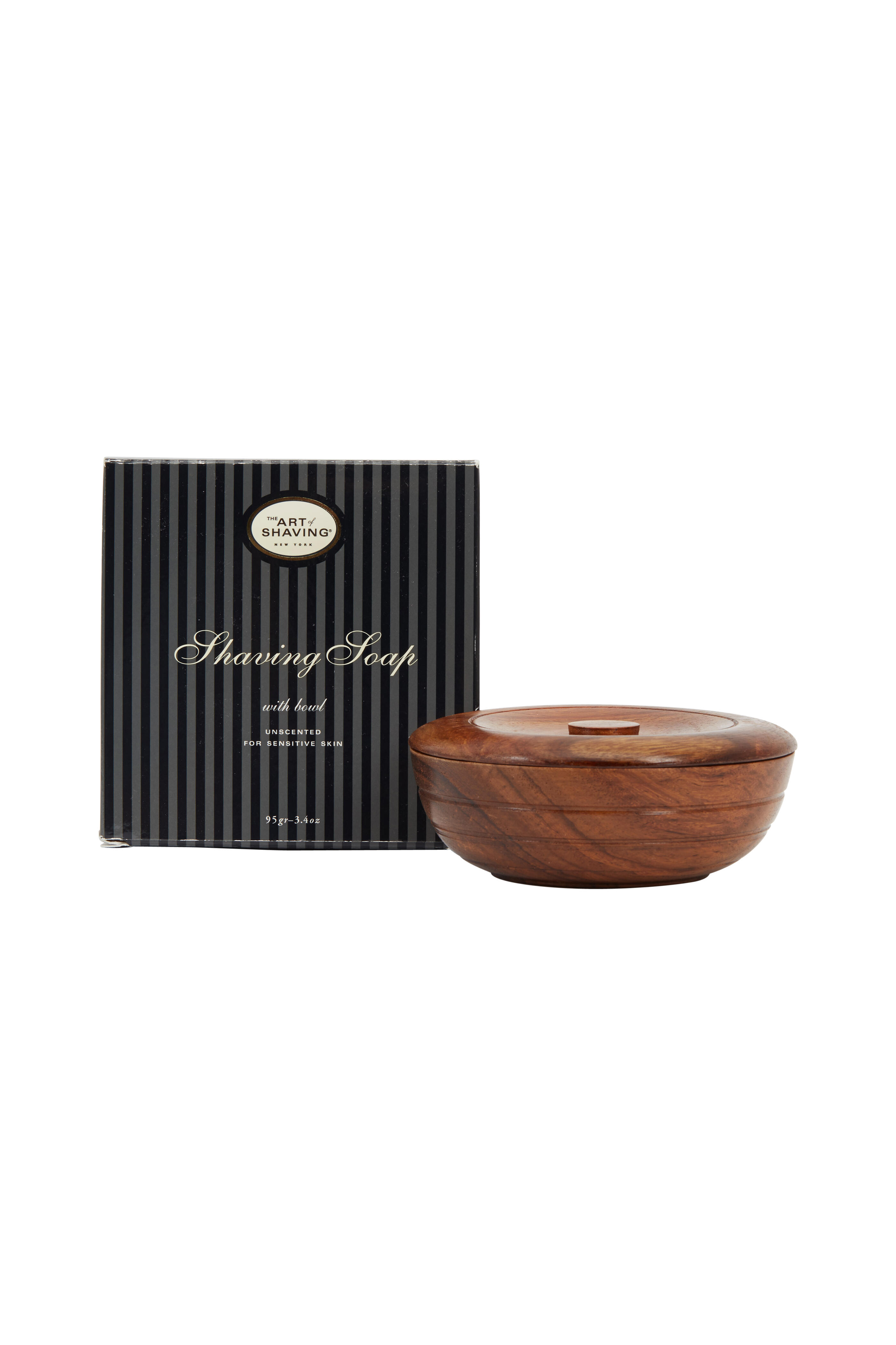 The Art of Shaving - Unscented Shaving Soap & Wood Bowl