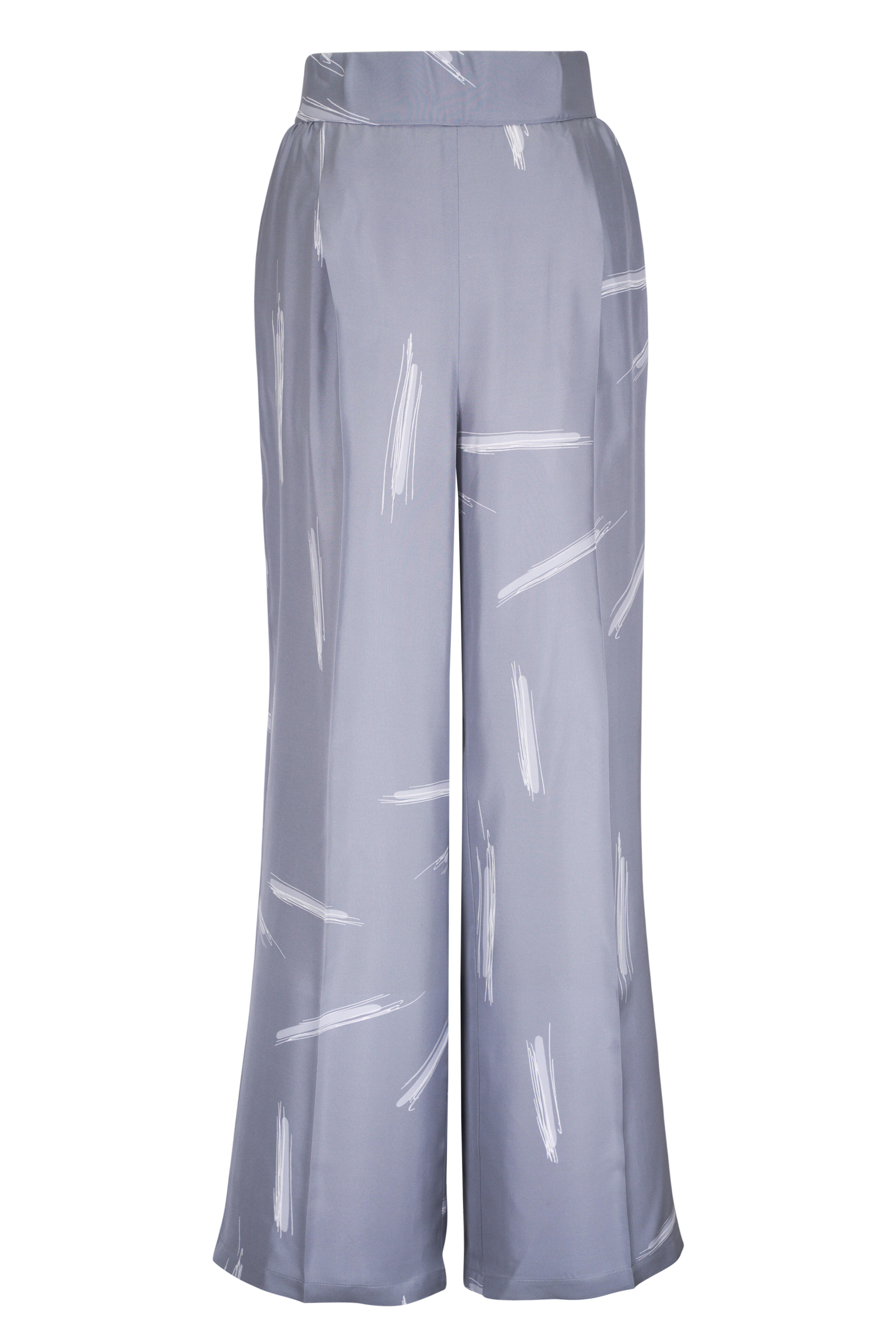 Kiton - Gray Silk Pull On Pant