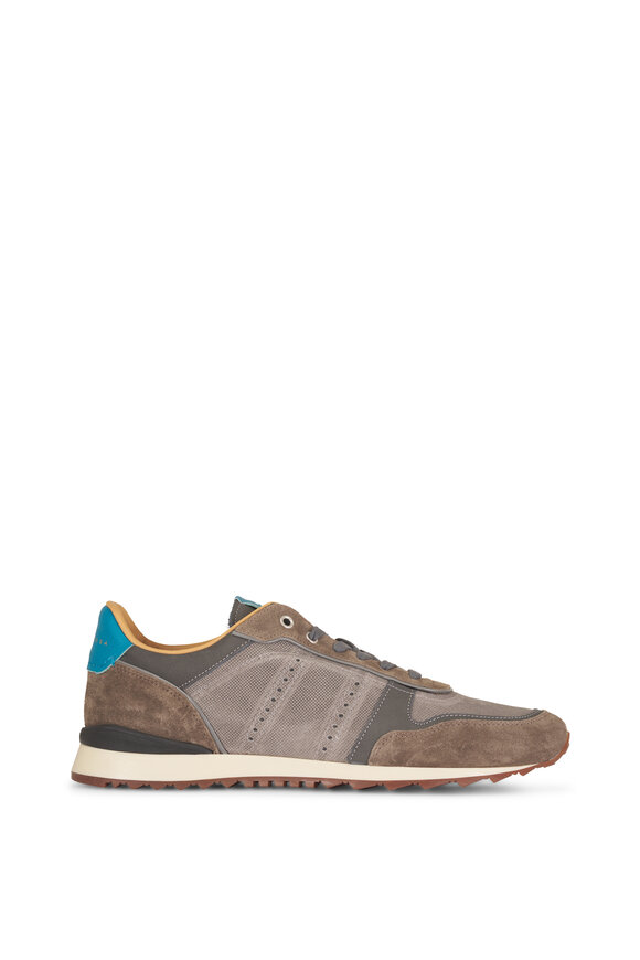 Rubirosa Joan Gray & Brown Suede Sneaker - view 3
