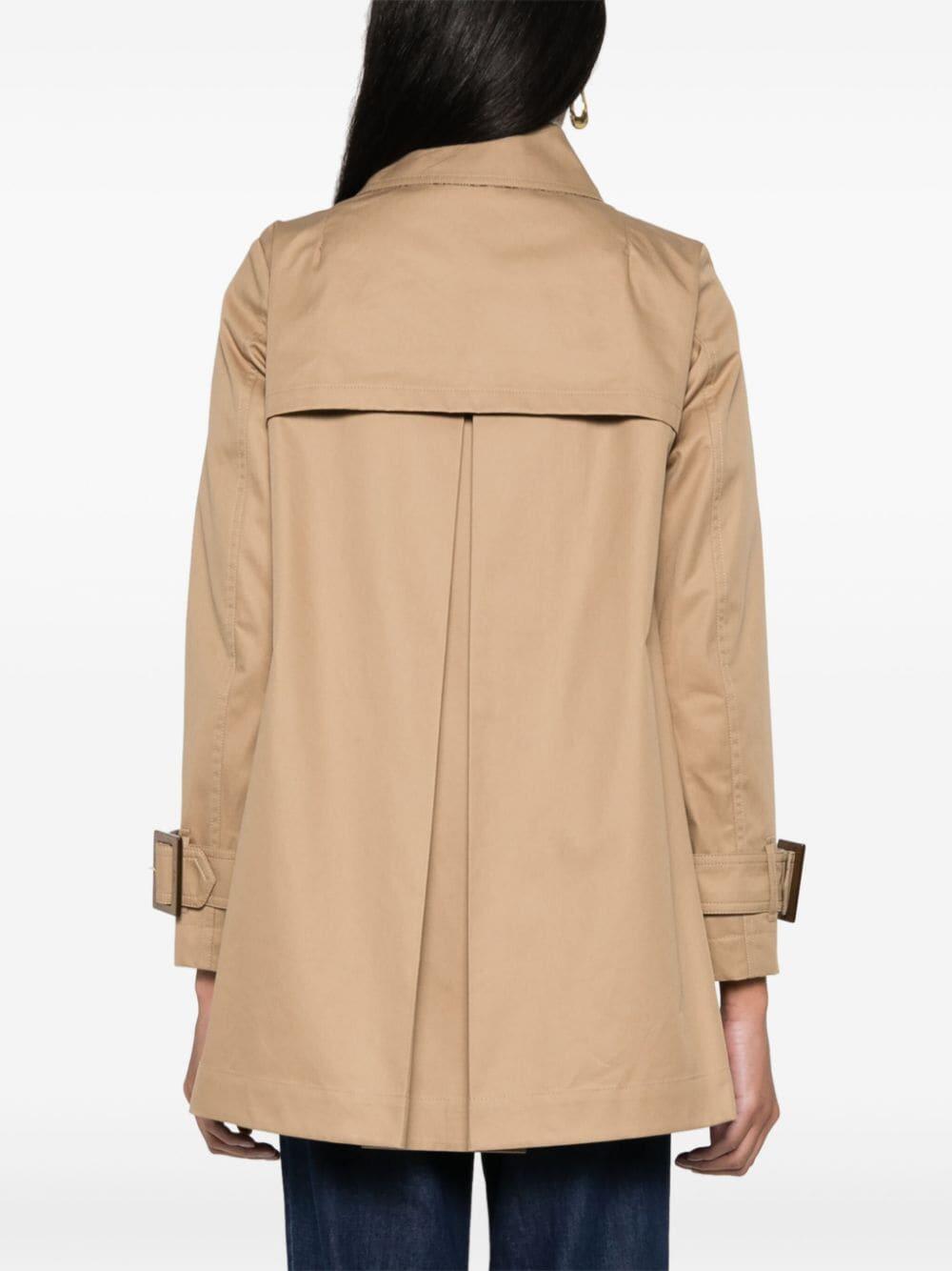 Herno - Delon Sand Cotton Trench Coat | Mitchell Stores