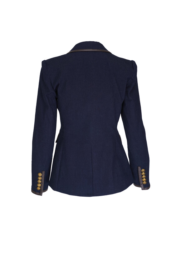 Veronica Beard - Miller Midnight Wash Denim Dickey Jacket 