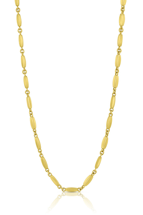 Leigh Maxwell 18k Yellow Gold Bahari Continuos Pod Necklace