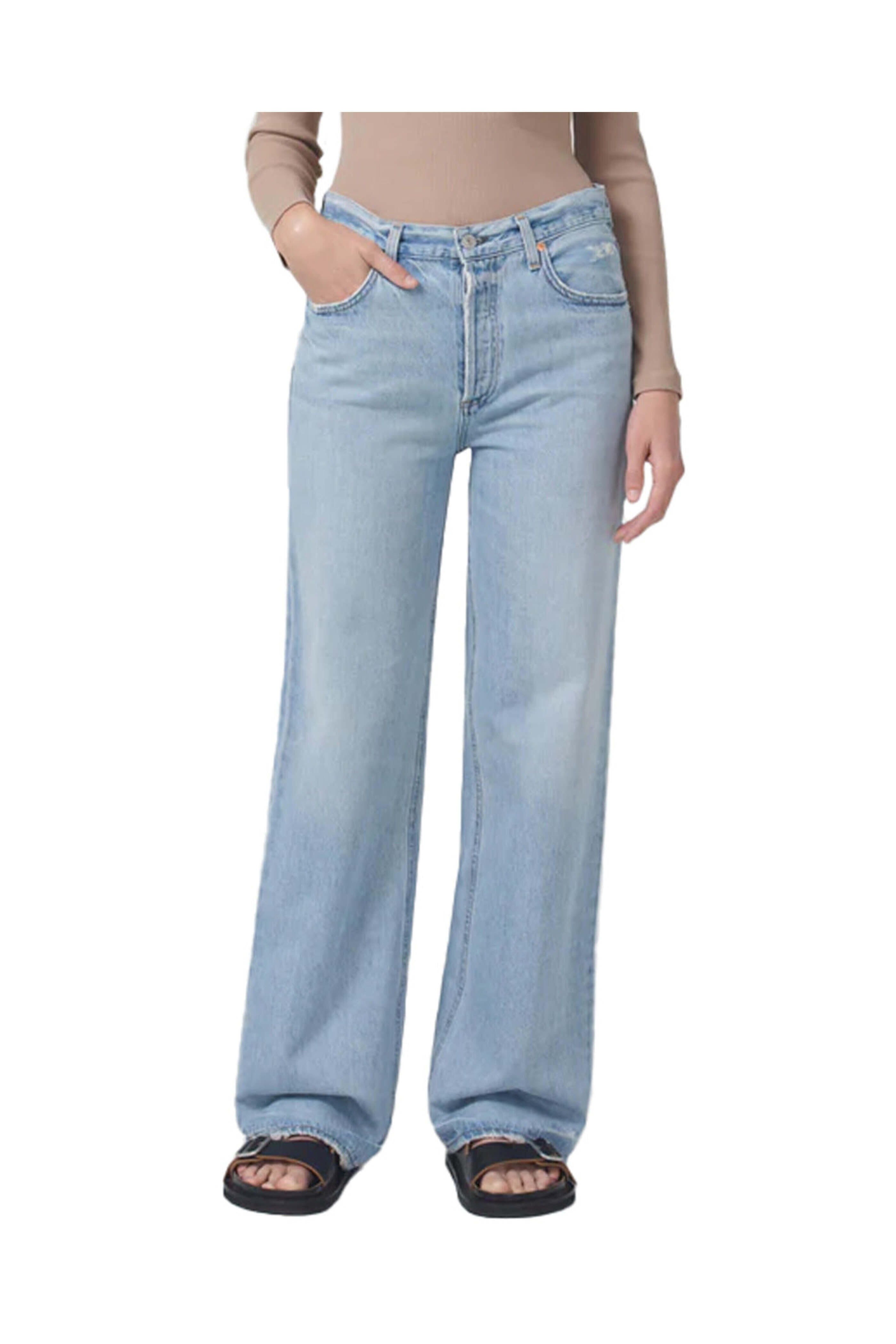 Citizens of Humanity - High Rise Wide Leg Aninna Jean in Parfait