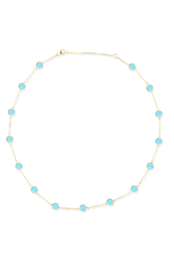 Campbell + Charlotte - Found Cabochon Station Necklace