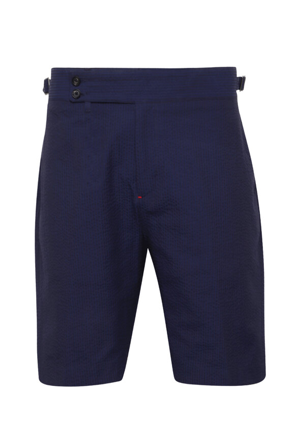 ショートパンツ Brunello Cucinelli Shorts Blue Brunello Cucinelli - Light Blue Cotton Painter Shorts