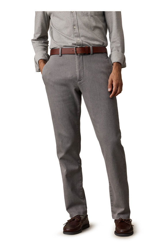 Faherty Brand Steel Gray Stretch Terry Pant - view 2