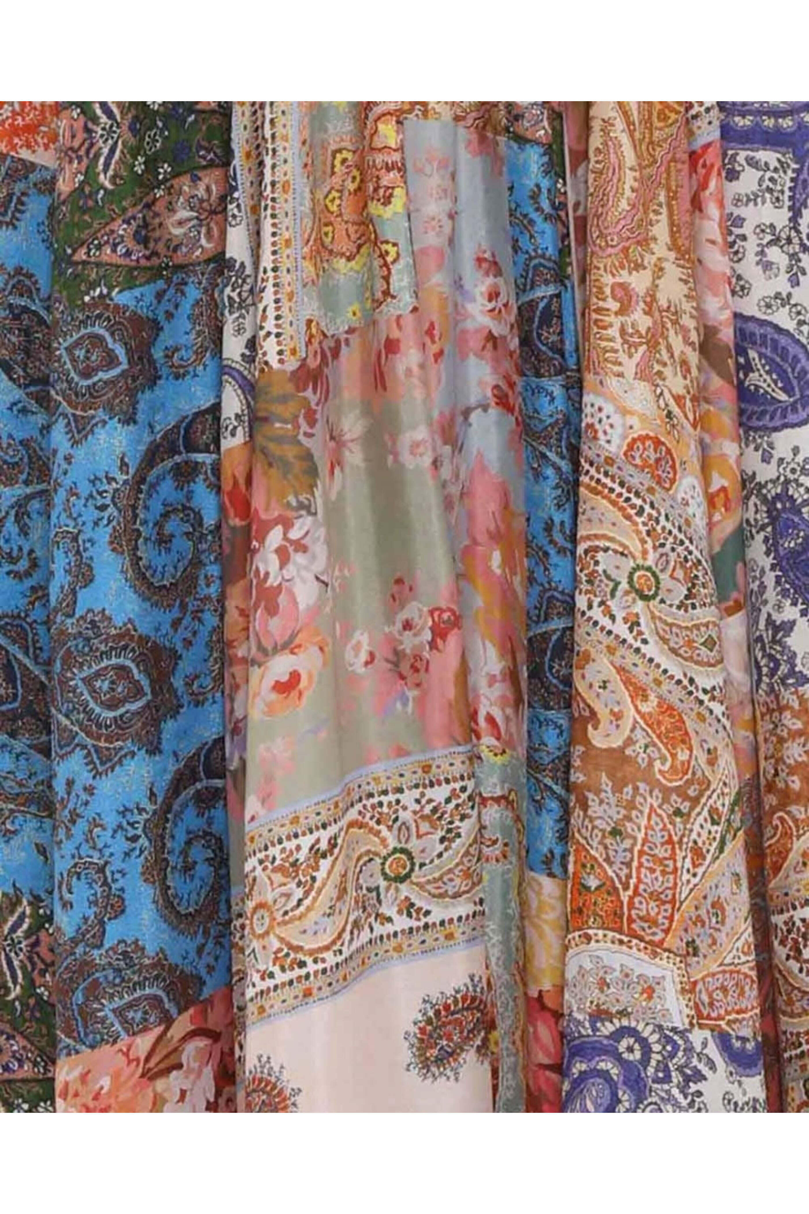 Zimmermann - Paisley Patchwork Devi Halter Midi Dress