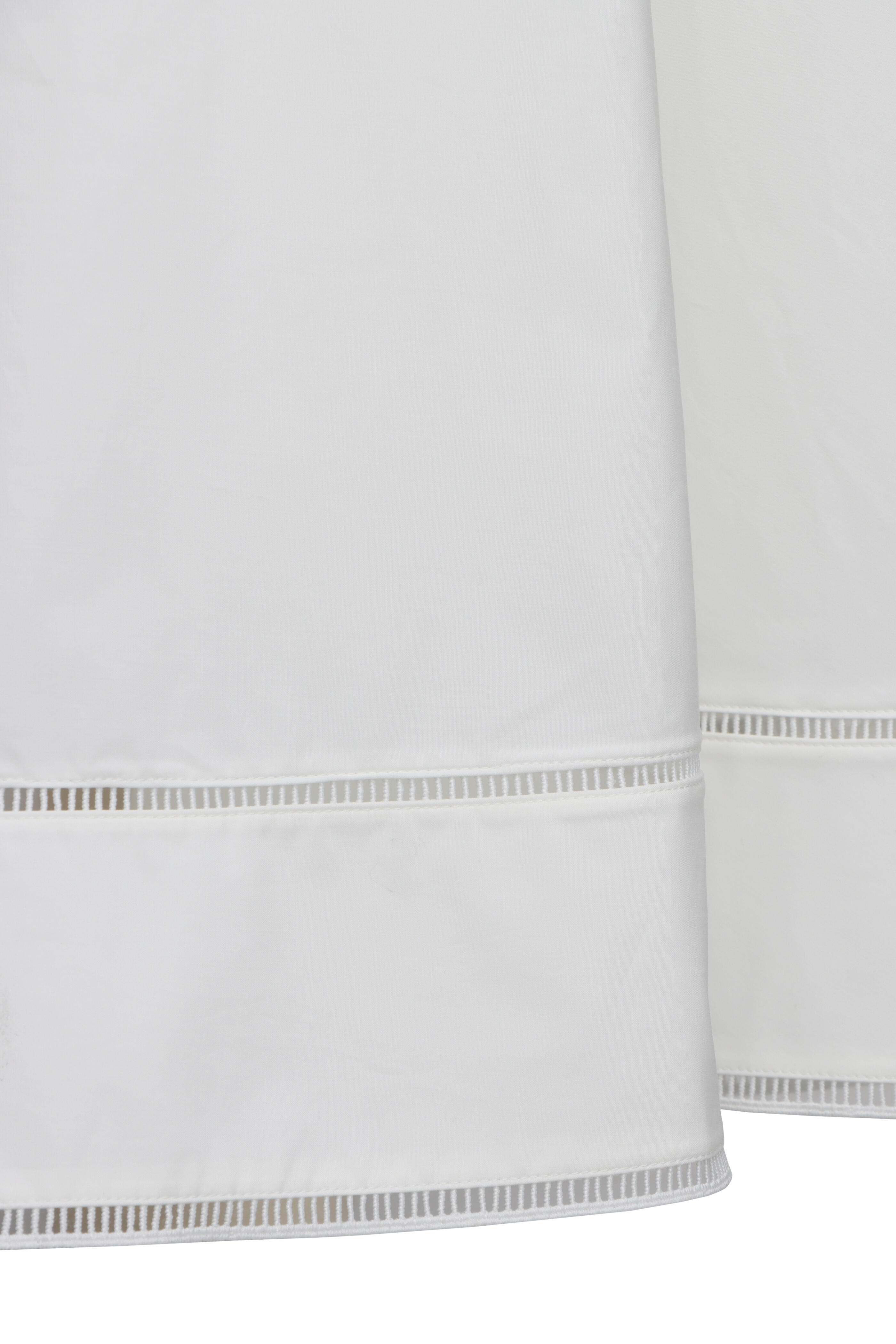 Rohe Frames - Optic White Embroidered Midi Skirt