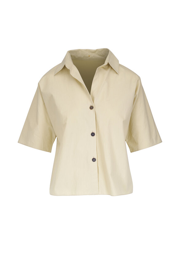 Gold Foil Chiffon Pintuck Blouse | Chico's