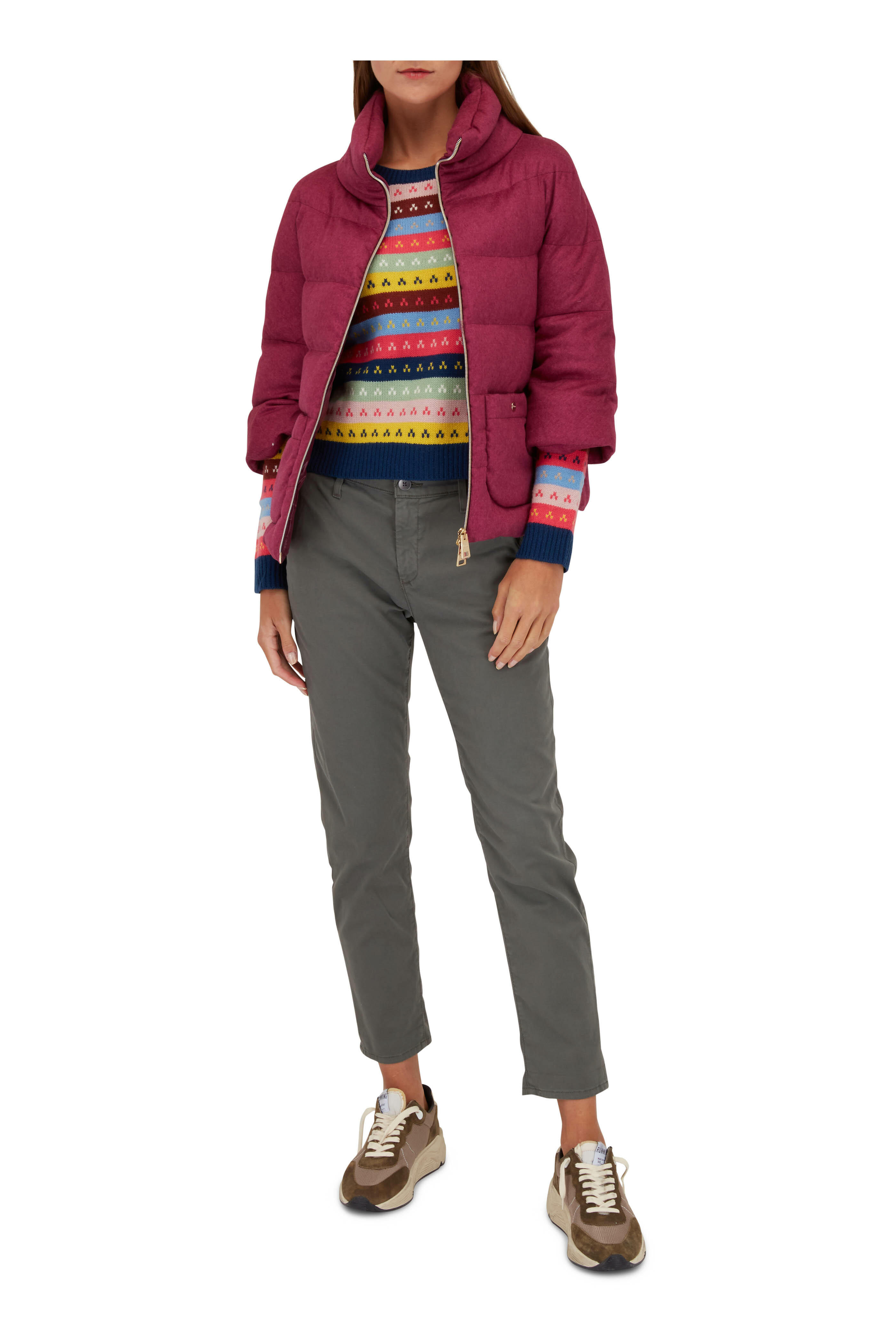 Chinti Parker Multicolor Striped Sweater Mitchell Stores