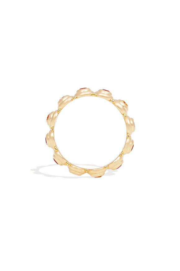 Campbell + Charlotte 14k Yellow Gold Evolve Large Stacking Ring - view 2