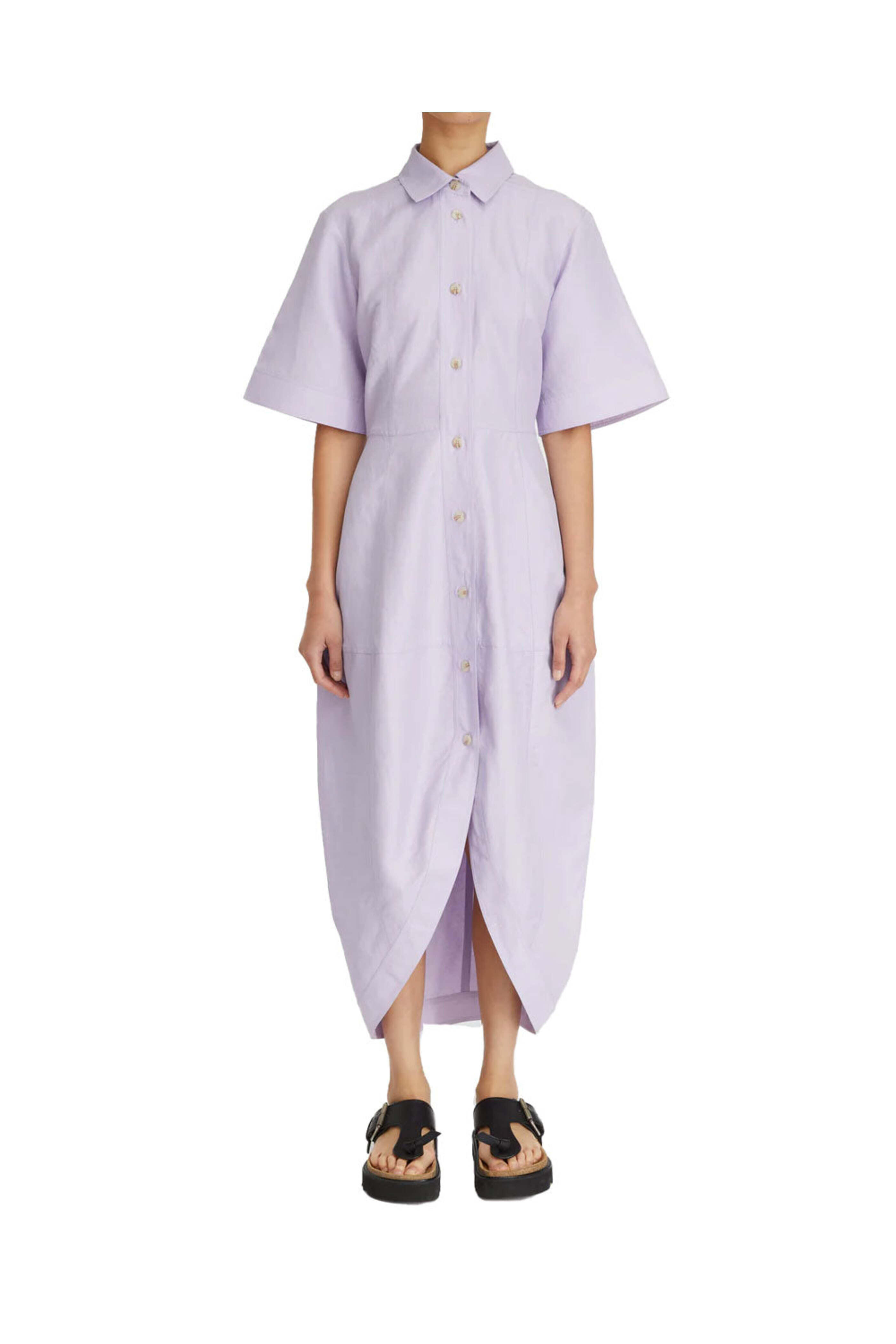 Lee Mathews - Lilac Lola Shirt Dress