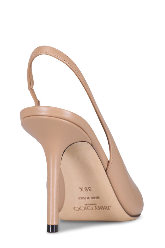 Jimmy Choo Love Chai Leather Slingback, 85mm - view 4