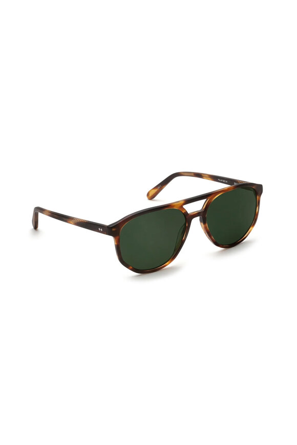 FENDI グリーン スクエアサングラス Fendi Fendi Diamond Green Acetate Square Sunglasses | Neiman