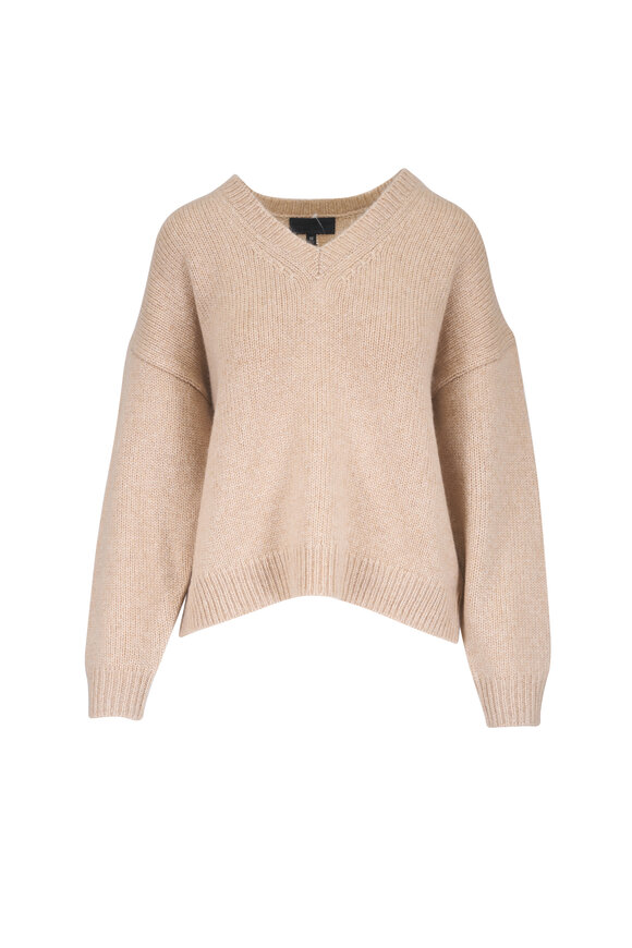 Nili Lotan Shagan Parchment Cashmere Sweater