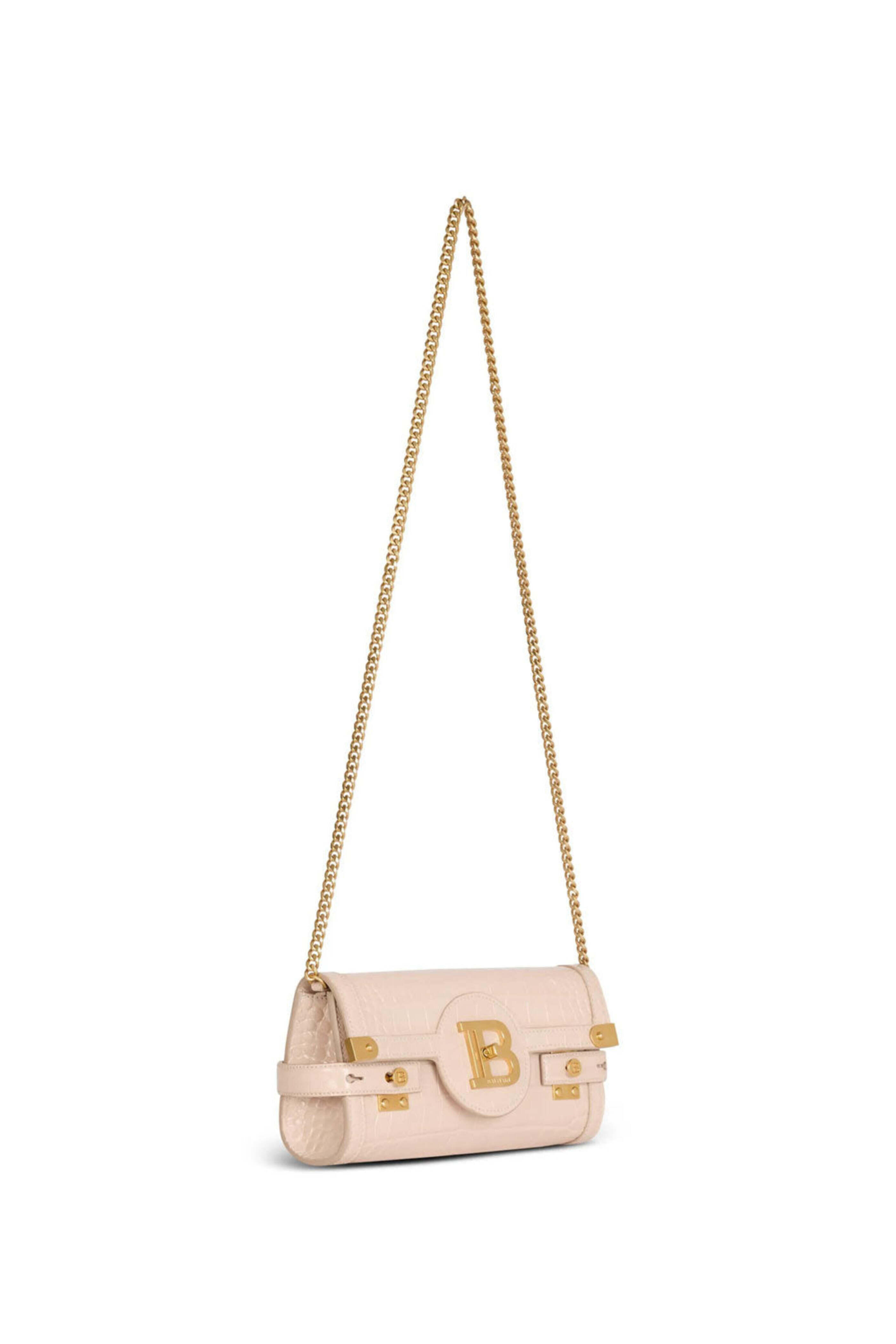 【関税＆送料込み】Balmain Flap Pouch Bags Blue B-Buzz Pouch 23 Bag by Balmain on Sale