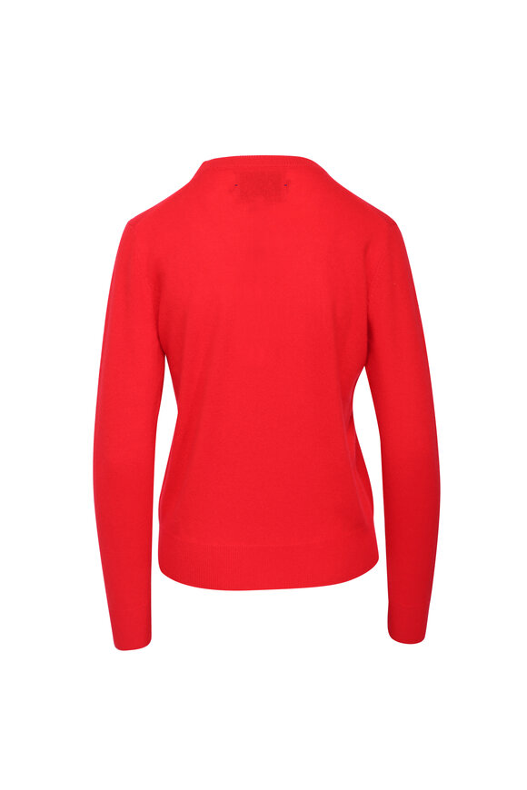 Lingua Franca Pony Up Red Crewneck Sweater - view 2