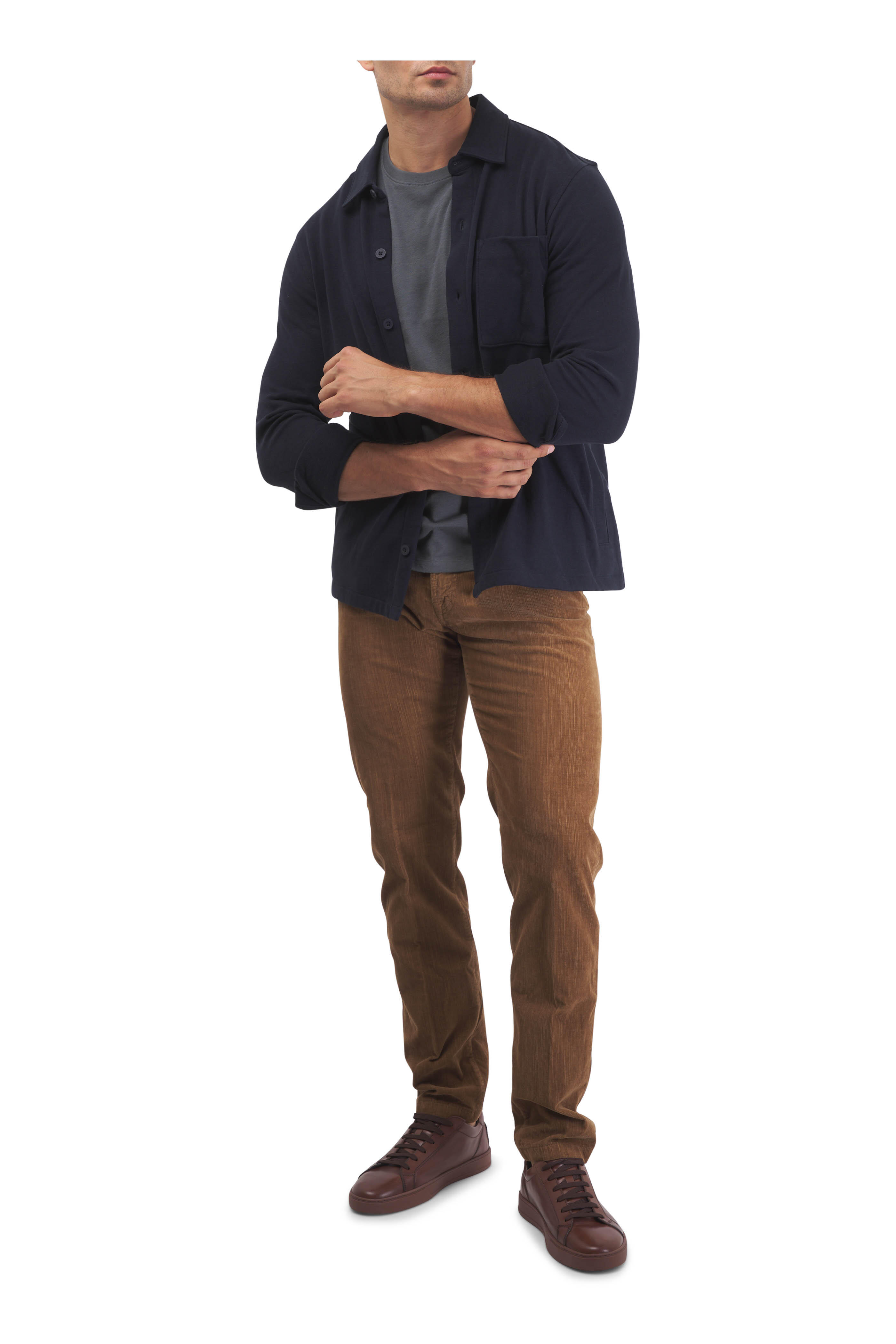 Vince - Coastal Blue Cotton Shacket