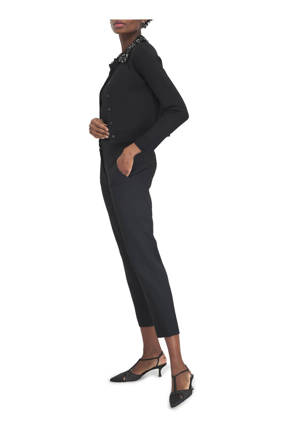 Simkhai Trae Black Embellished Collar Cardigan - view 2