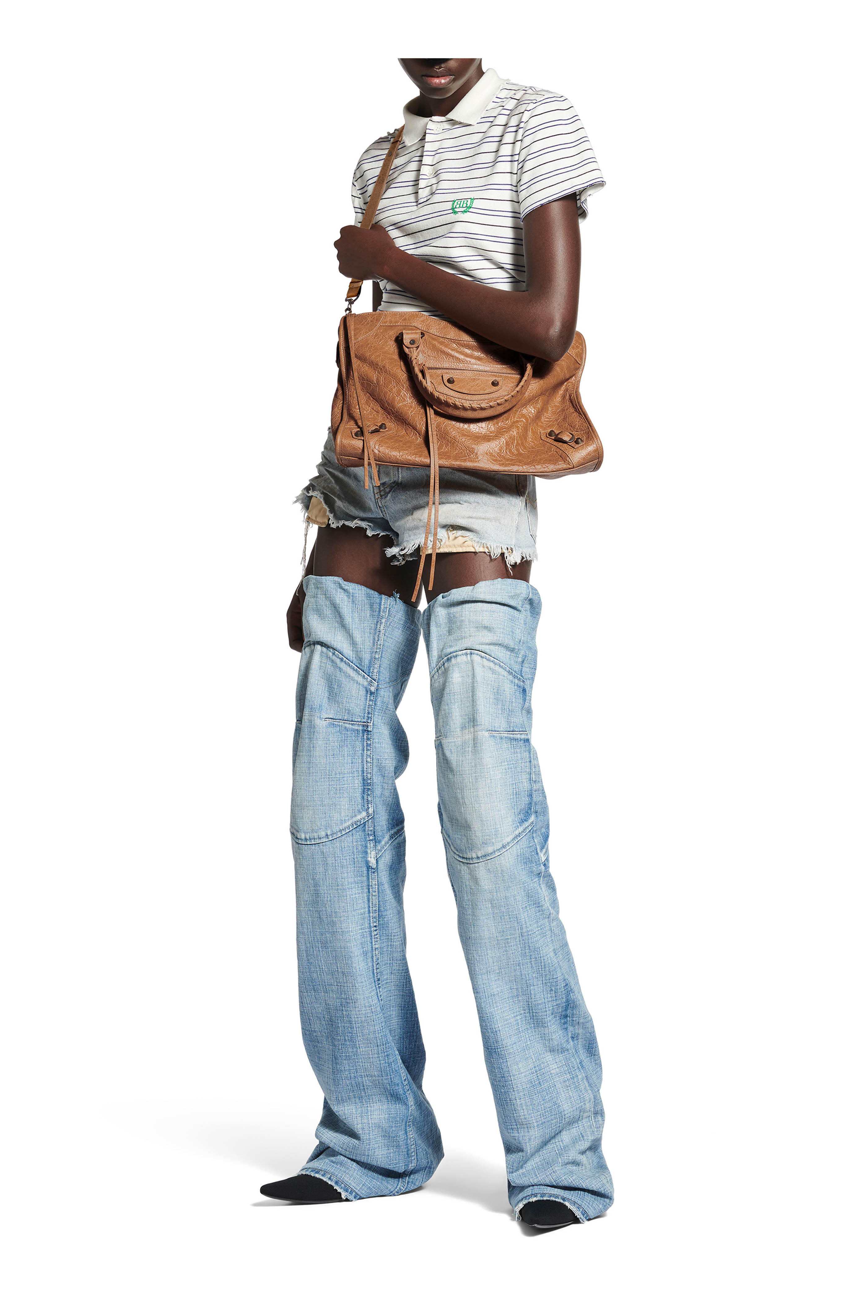 Balenciaga - Medium Le City Camel Leather Top Handle Bag