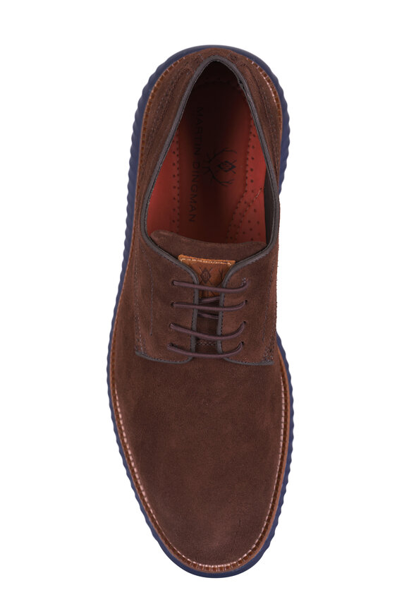 Martin Dingman Countryaire Brown Suede Dress Shoe - view 3