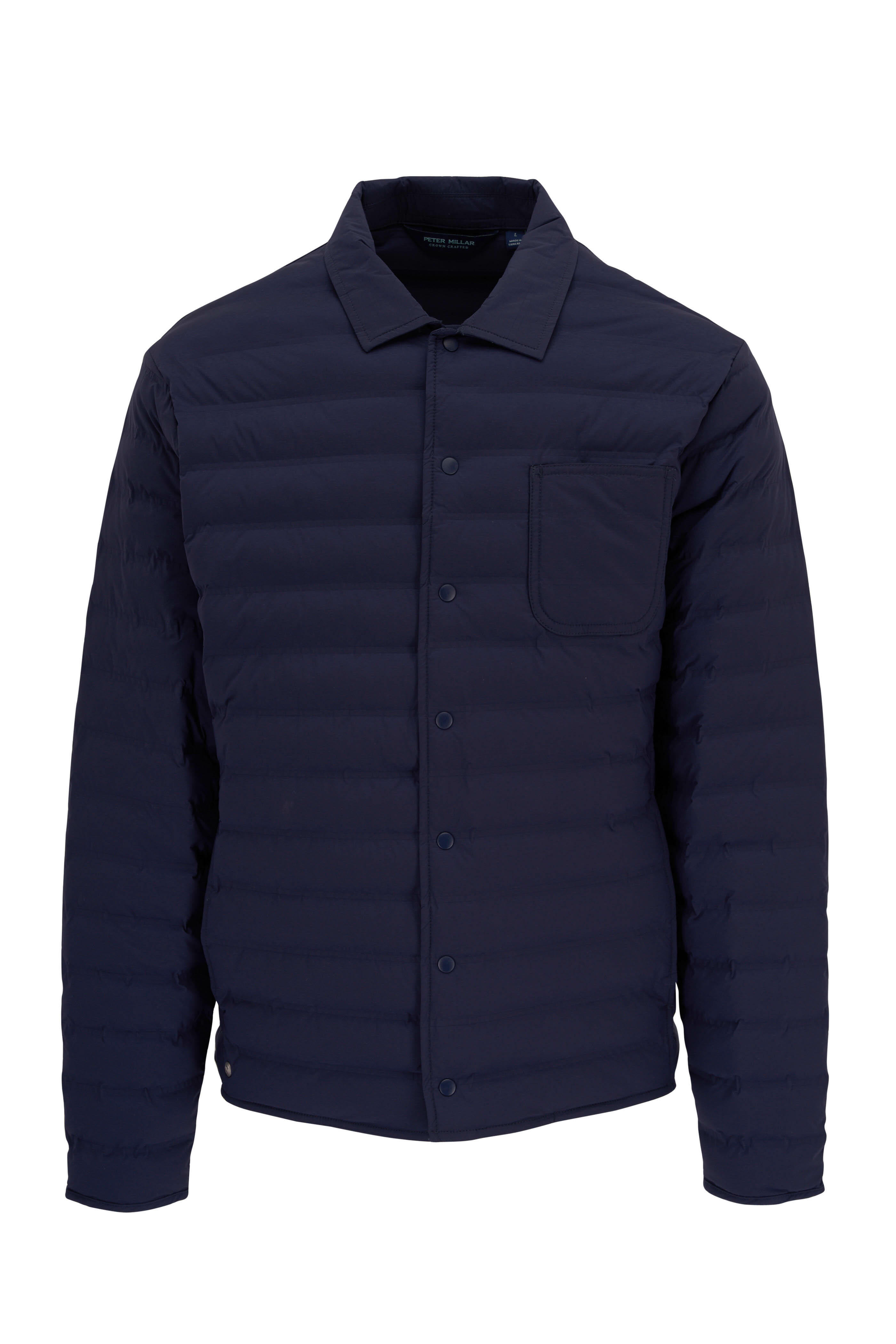 Peter Millar - Apex Navy Snap Button Jacket | Mitchell Stores