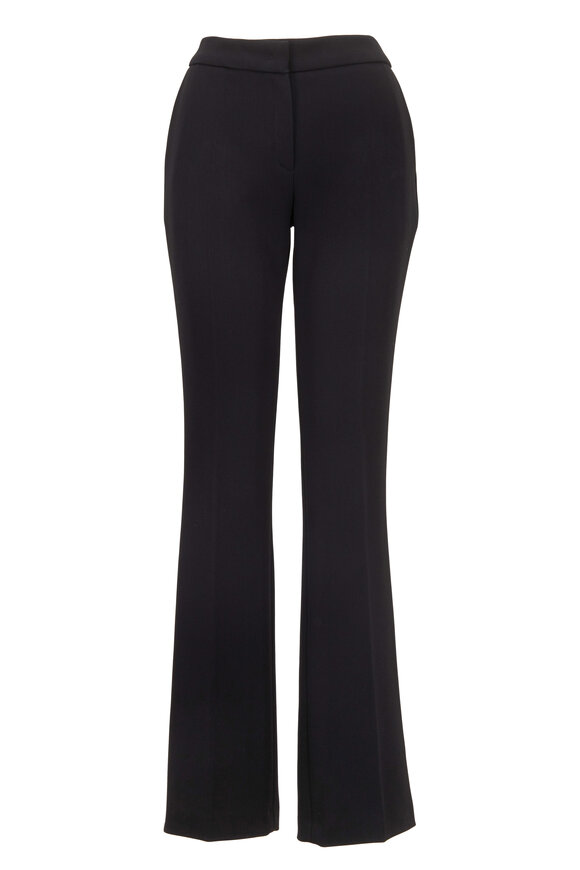 Escada - Tsegana Black Scuba Bootleg Pants 