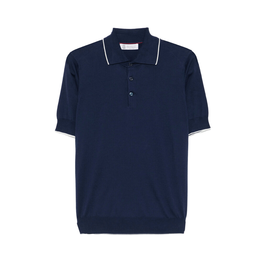 BRUNELLO CUCINELLI スリムフィット ポロシャツ BRUNELLO CUCINELLI スリムフィット ポロシャツ