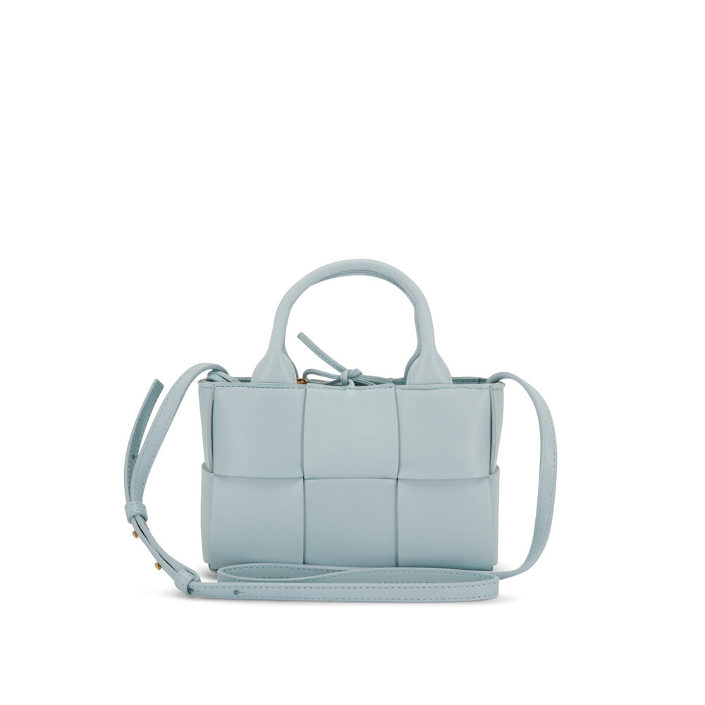 Bottega Veneta - Candy Arco Celadon Woven Leather Tote