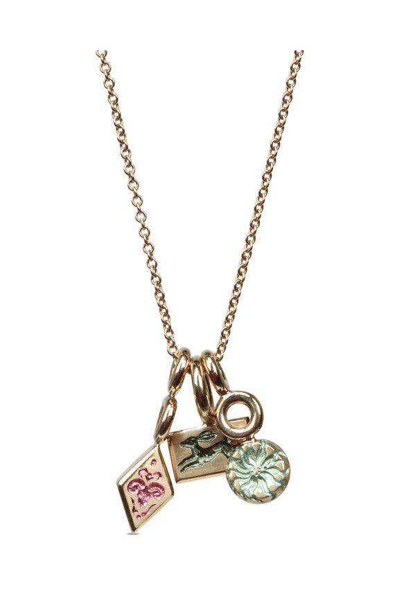 Castro Smith Tabula Rasa Charm Necklace - view 2